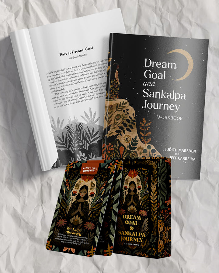 Dream Goal and Sankalpa Journey Bundle [Card Deck & Workbook]