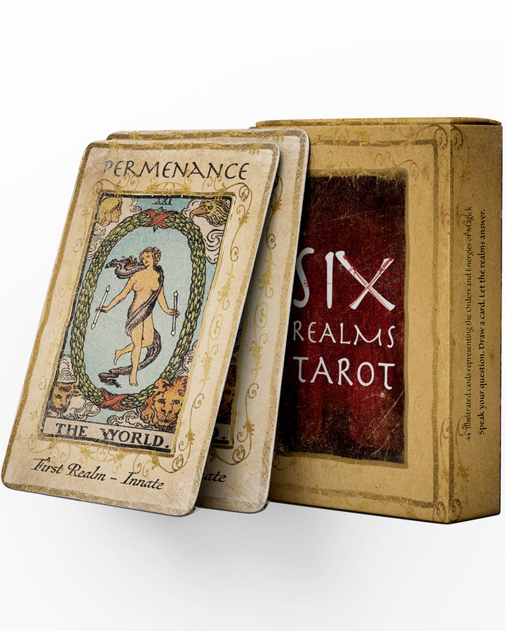 Six Realms Tarot Bundle [Card Deck & Book]