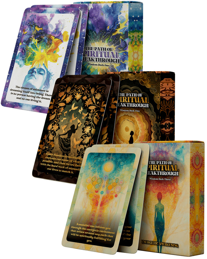 The Path of Spiritual Breakthrough Wisdom Deck Bundle [Decks 1, 2 & 3]