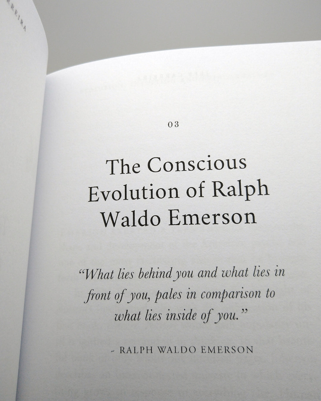 Evolution, Intuition and Reincarnation: Reflections on the spiritual vision of Ralph Waldo Emerson